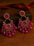 Amber Glow Pink Danglers