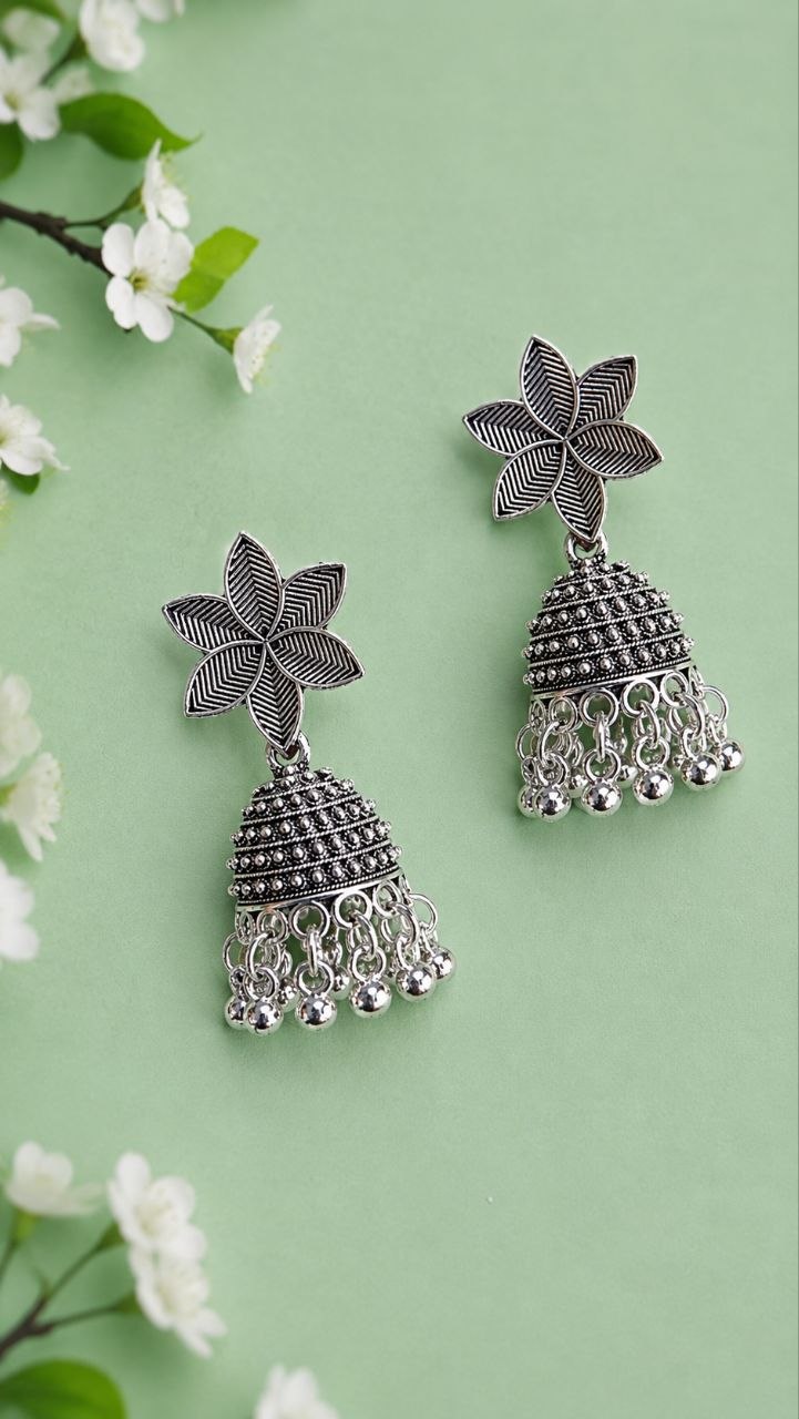 Silver Hour Studs