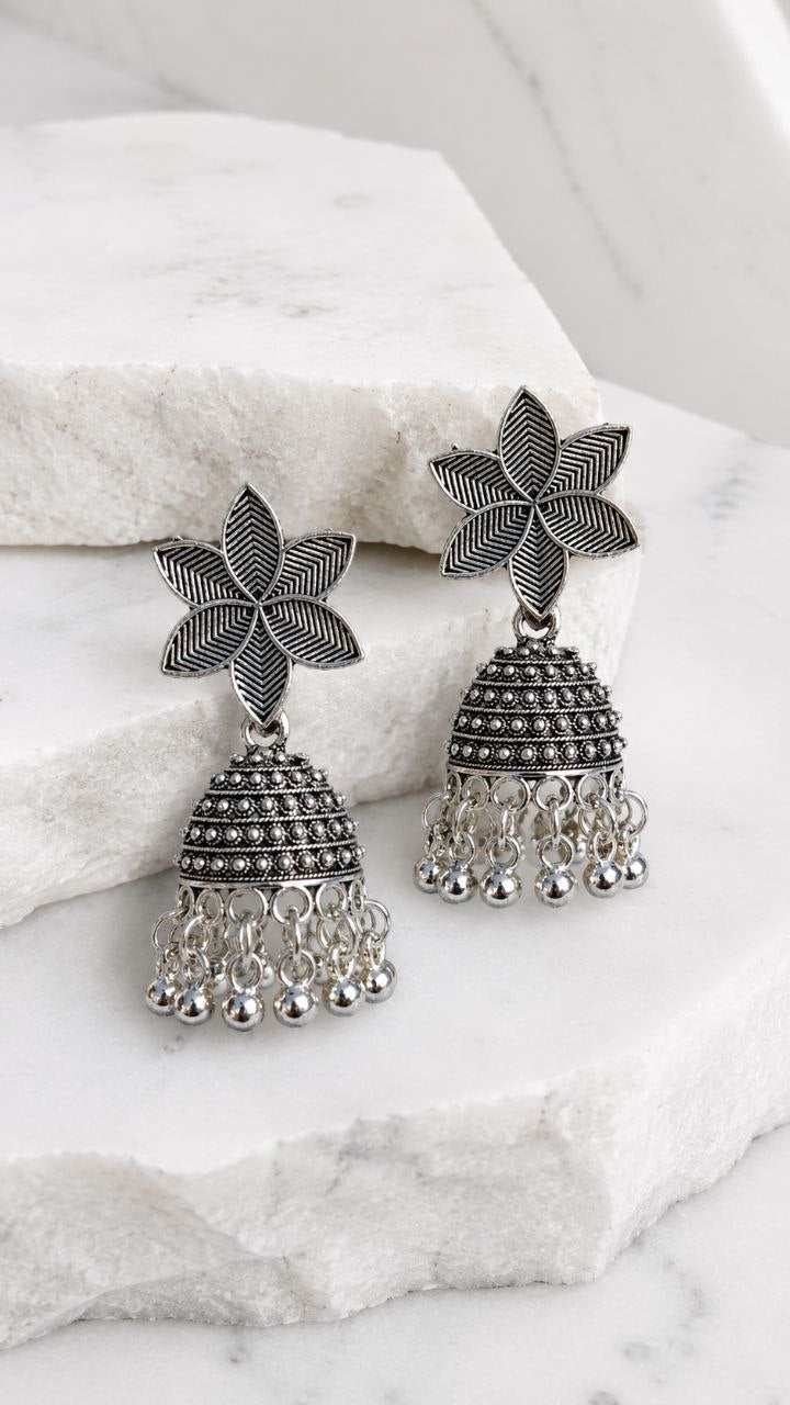 Silver Hour Studs