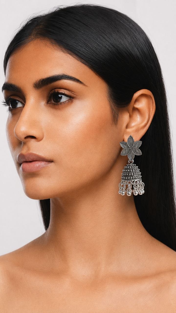 Silver Hour Studs